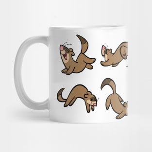 Bouncy Ferrets Mug